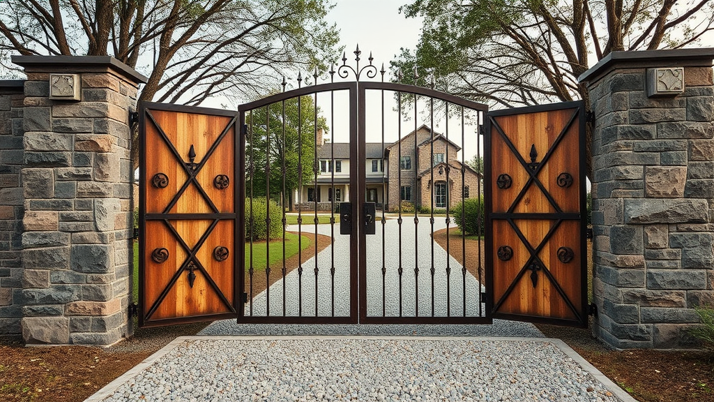 Rustic Metal Gate Inspiration