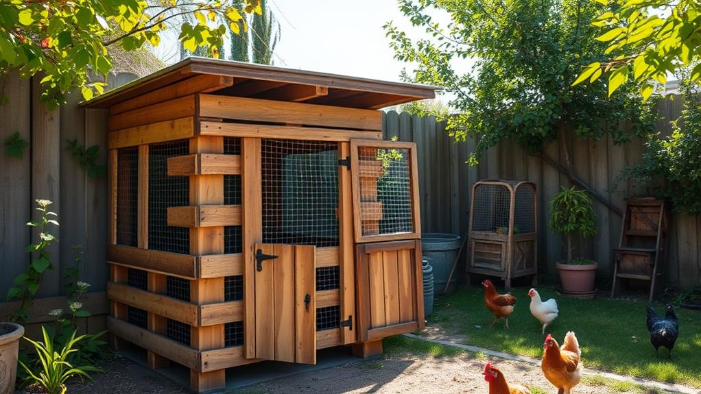 backyard chicken coop solution