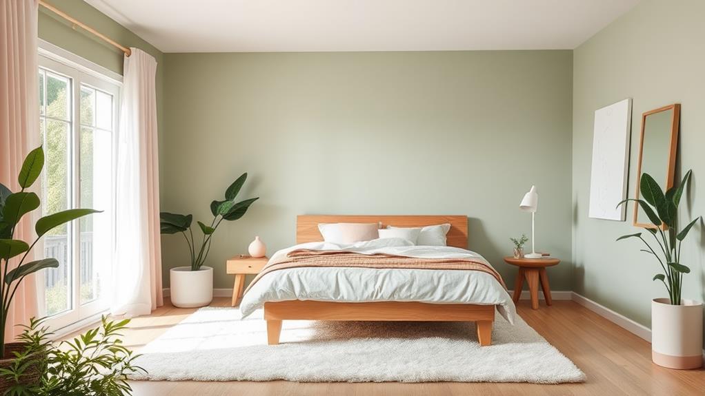 calming nature inspired wall color