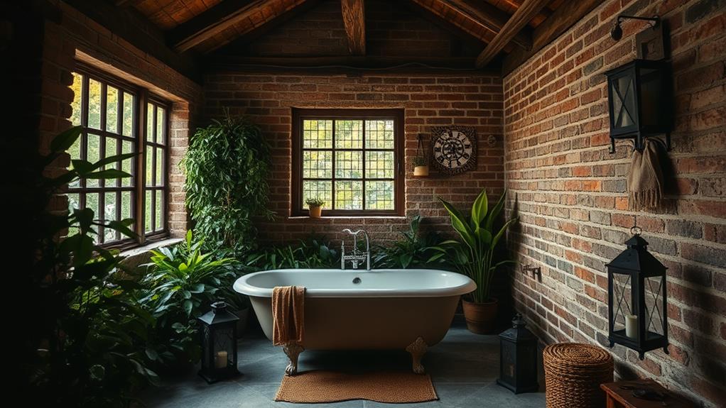 cozy country bathroom style