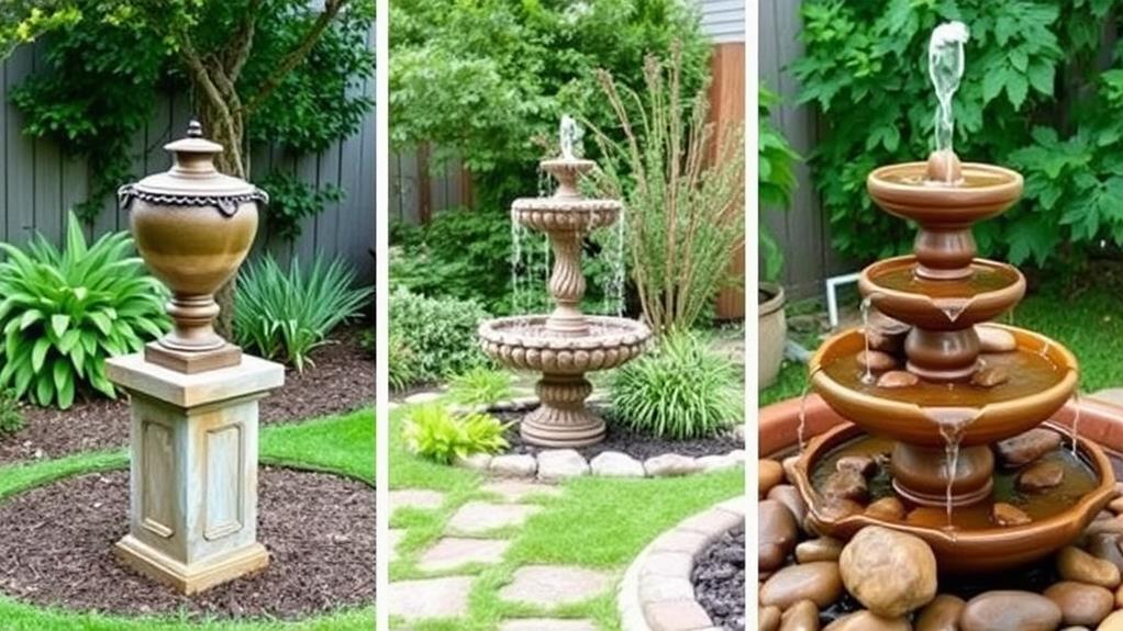 creative diy fountain designs