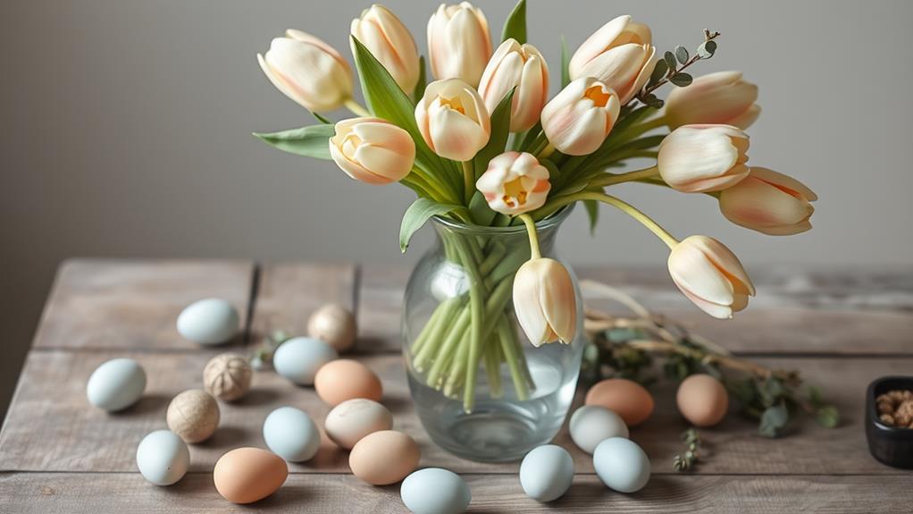 fresh flowers in vase