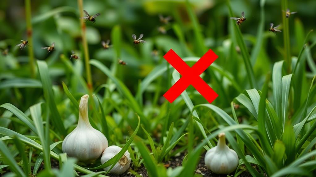 garlic repels insect pests