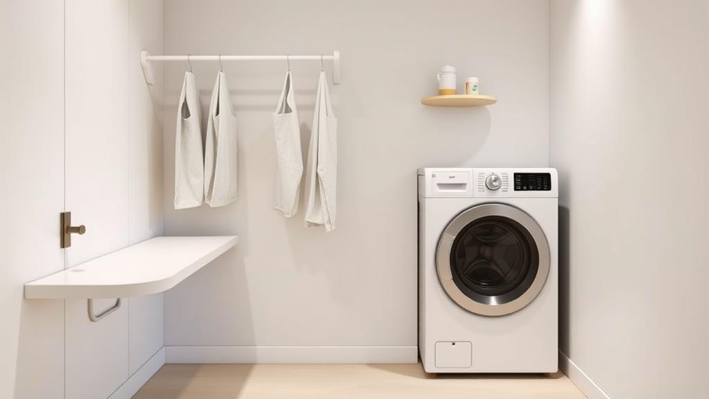 maximizing small laundry spaces