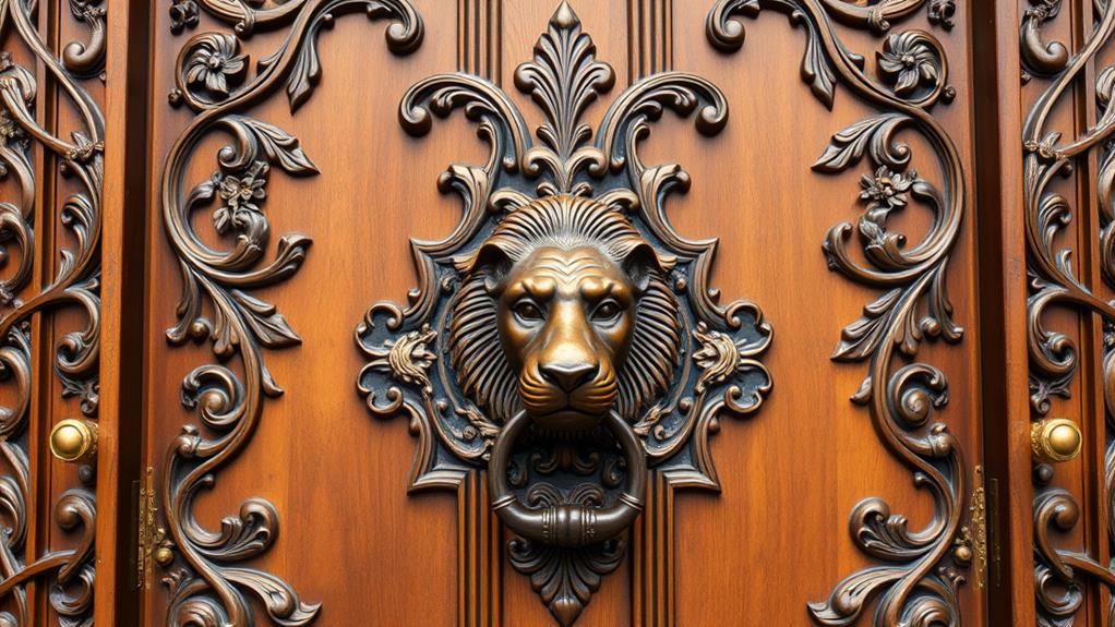 ornate wooden door design