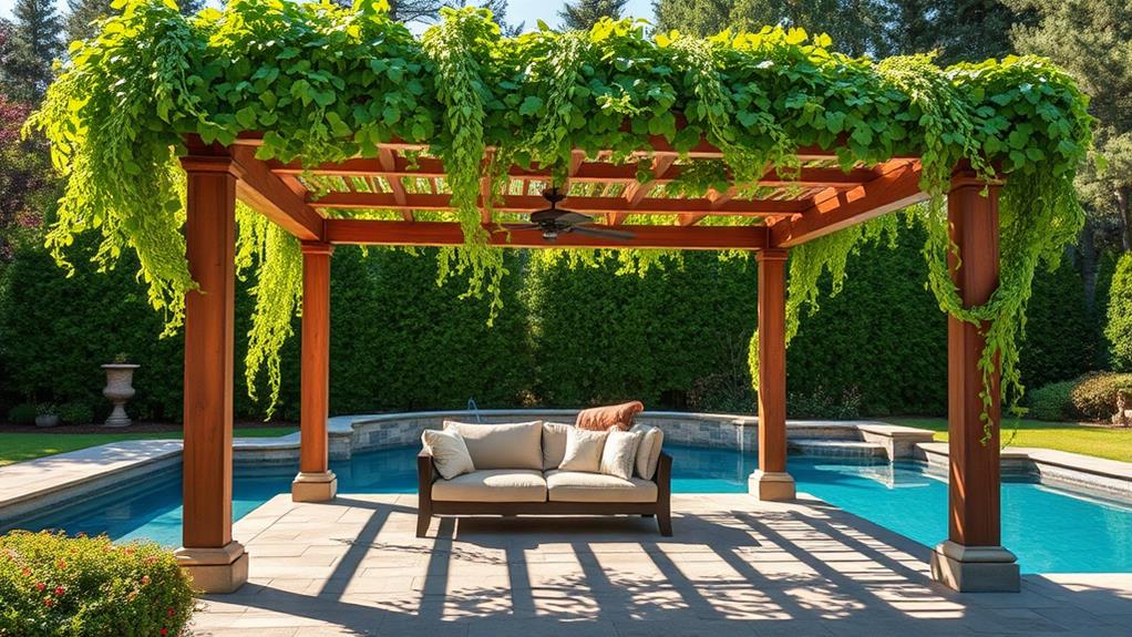 outdoor relaxation under shade