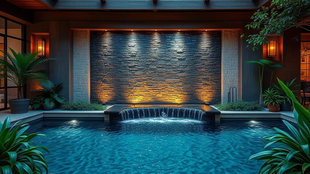 soothing indoor water features