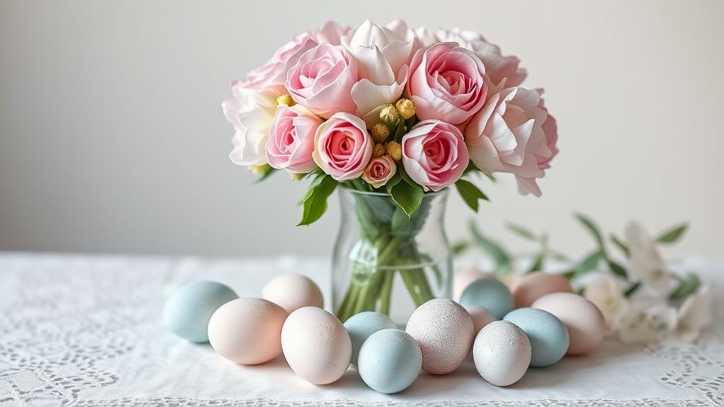 spring floral table decoration