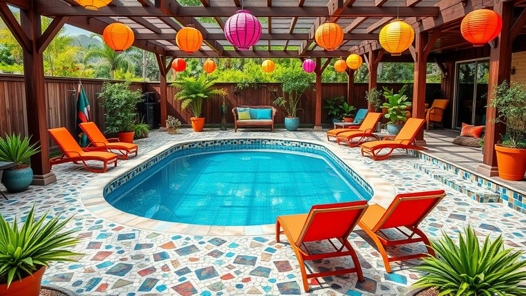 vibrant backyard oasis creations