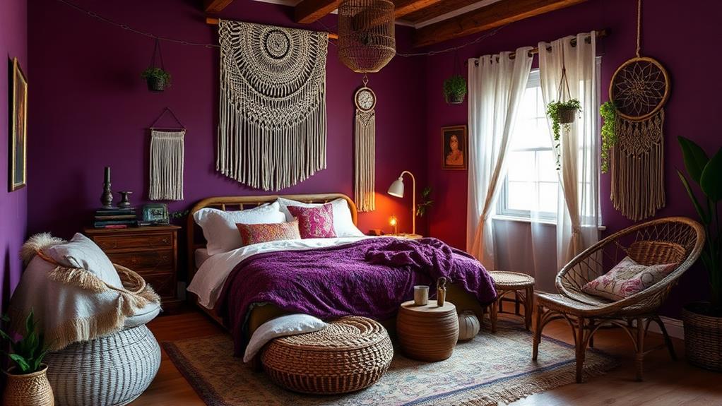 accent wall s vibrant purple wonder