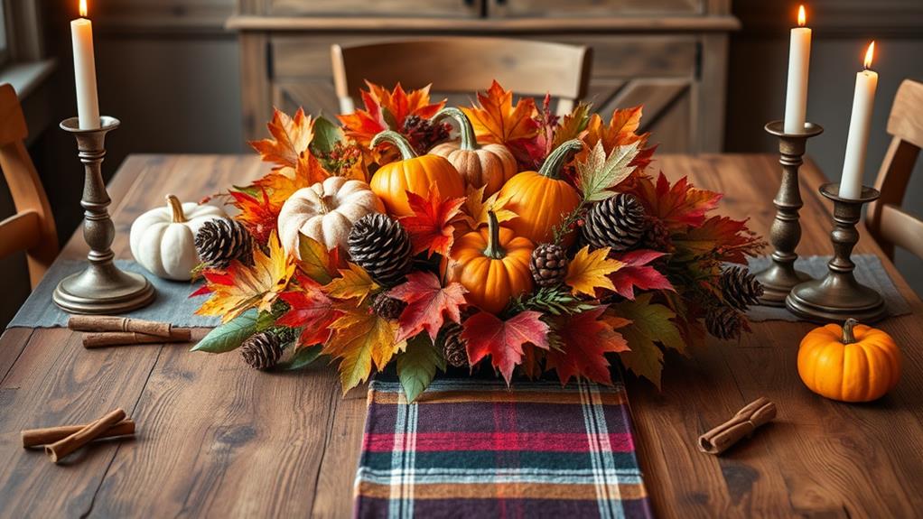 autumn centerpiece floral decorations