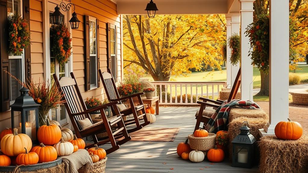 autumnal seasonal outdoor fall decor