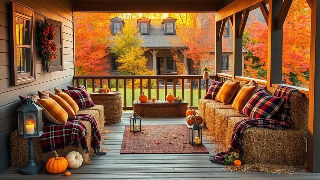 cozy country garden seating nook