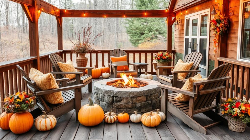 cozy fall outdoor entertaining spots