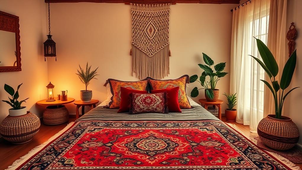 decorative moroccan textile centerpiece