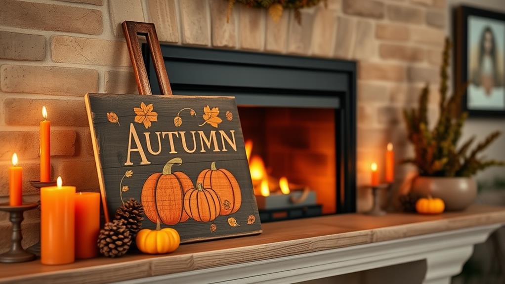 diy autumn decor focal point