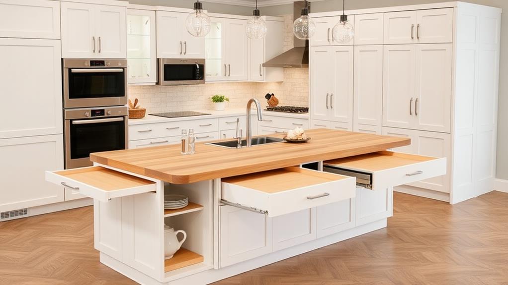 enlarge kitchen counter area