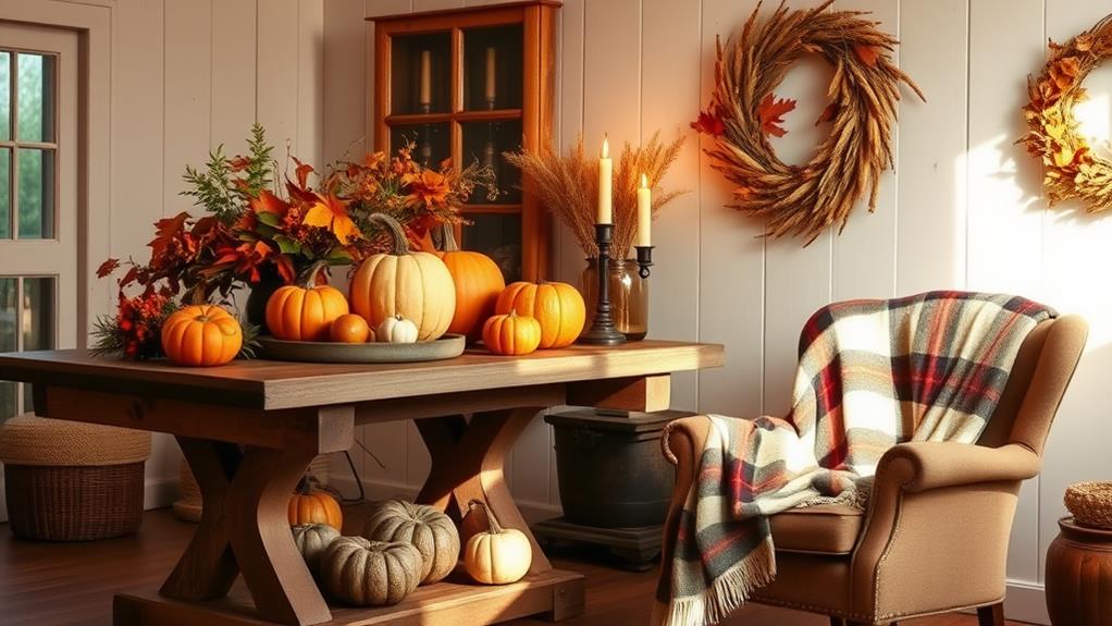 farmhouse fall decor transformation ideas