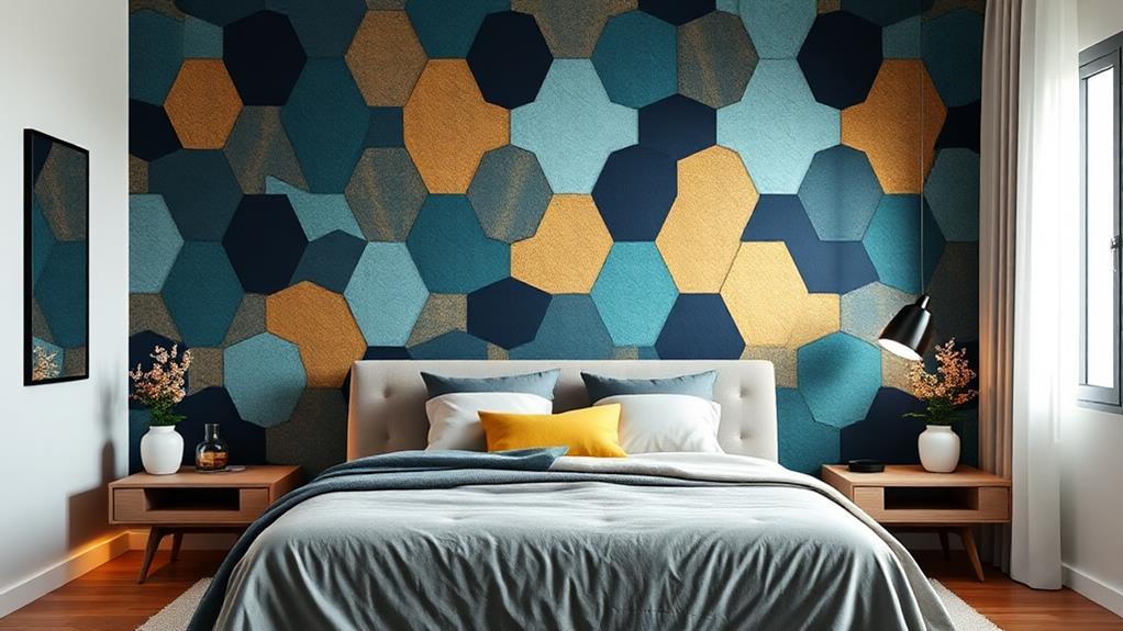 geometric modern decorative wall statement