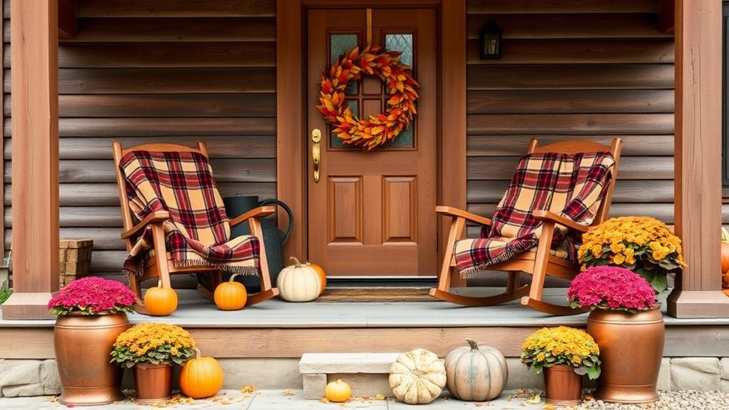 inviting entryway seasonal adornments