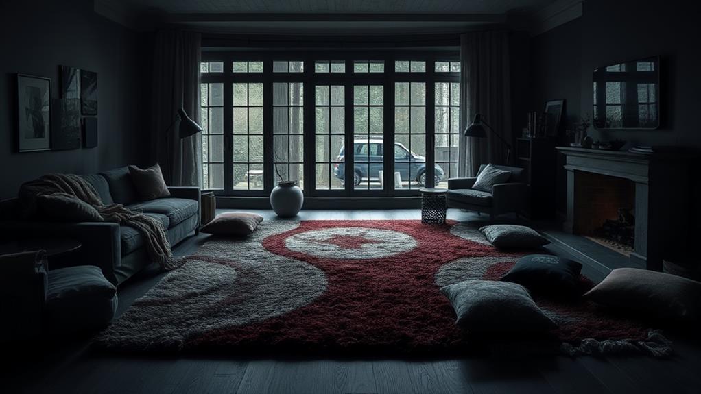 layered area rug designs