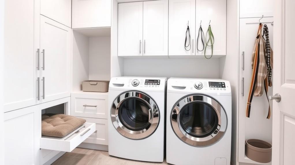 pet friendly laundry cabinetry storage