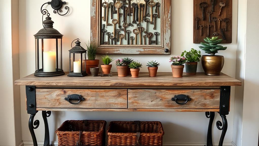 rustic entrance decor charm