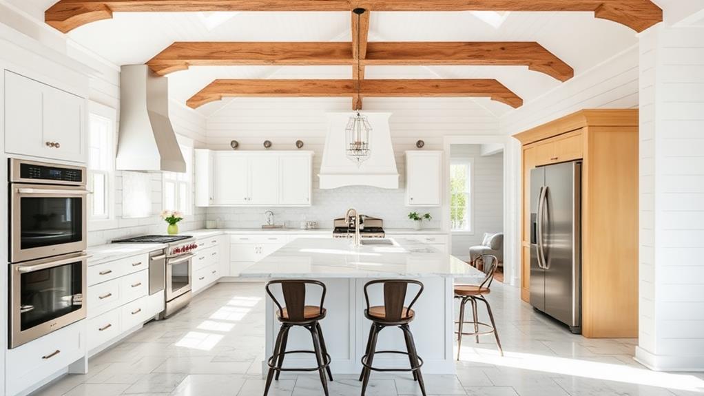 rustic wooden shiplap paneling