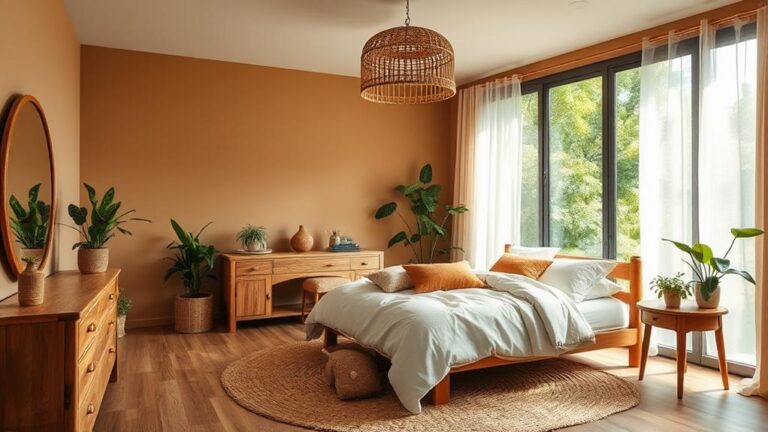 serene earthy bedroom ideas