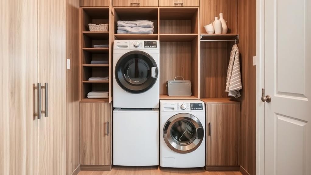 stackable laundry storage solutions