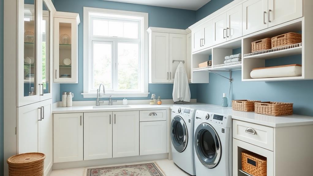 stylish laundry room storage solutions