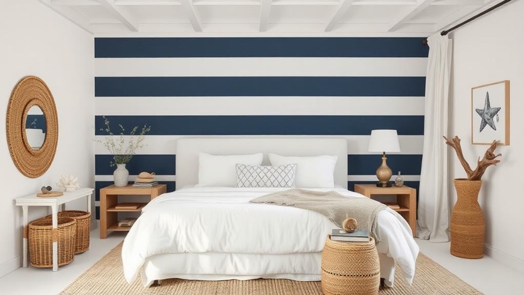 vibrant coastal stripe pattern captivates