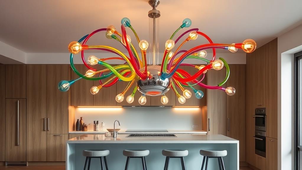 whimsical eye catching illuminating decor piece