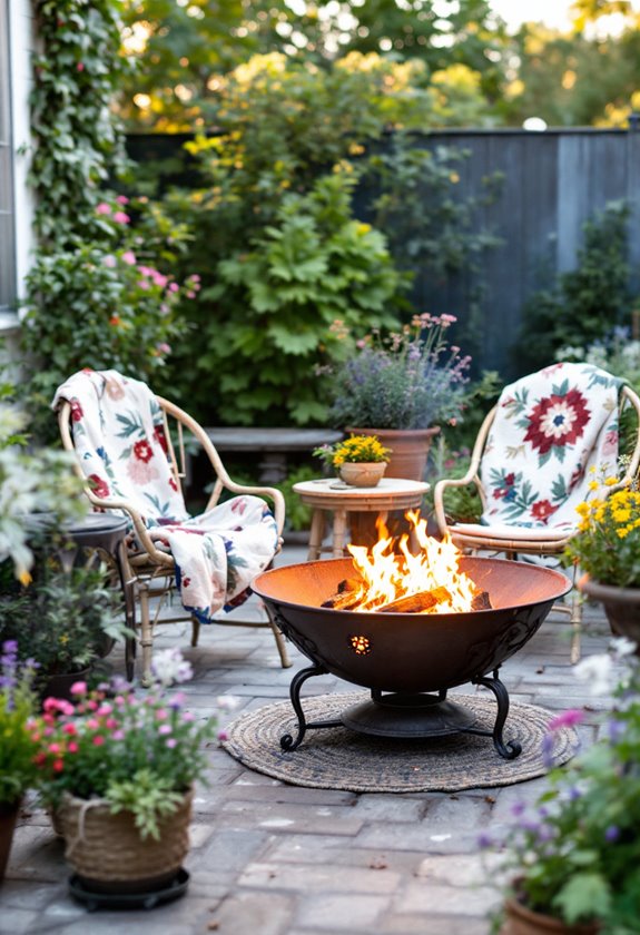 antique vintage fire pit