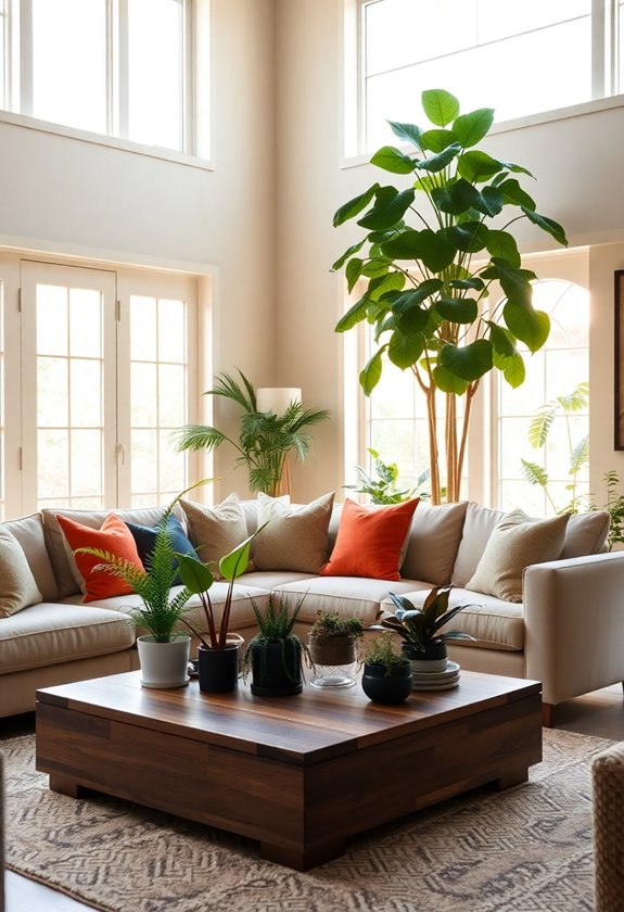 bringing nature into living room