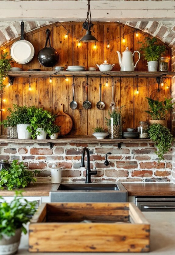 charming country kitchen accents