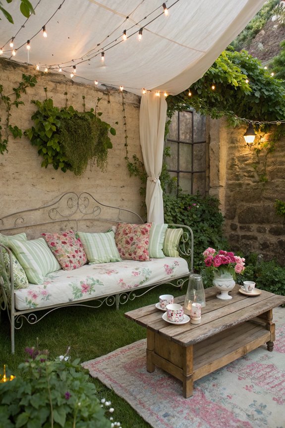 charming retro garden design