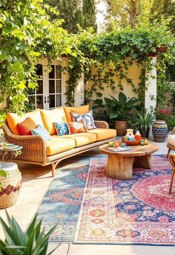 chic rugs for outdoors