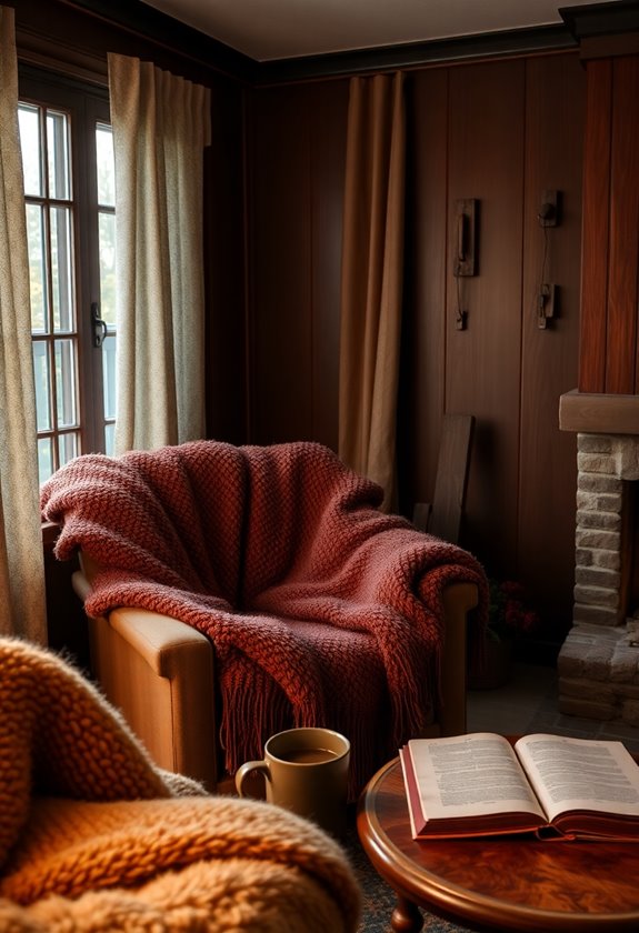 comfortable quiet reading sanctuary