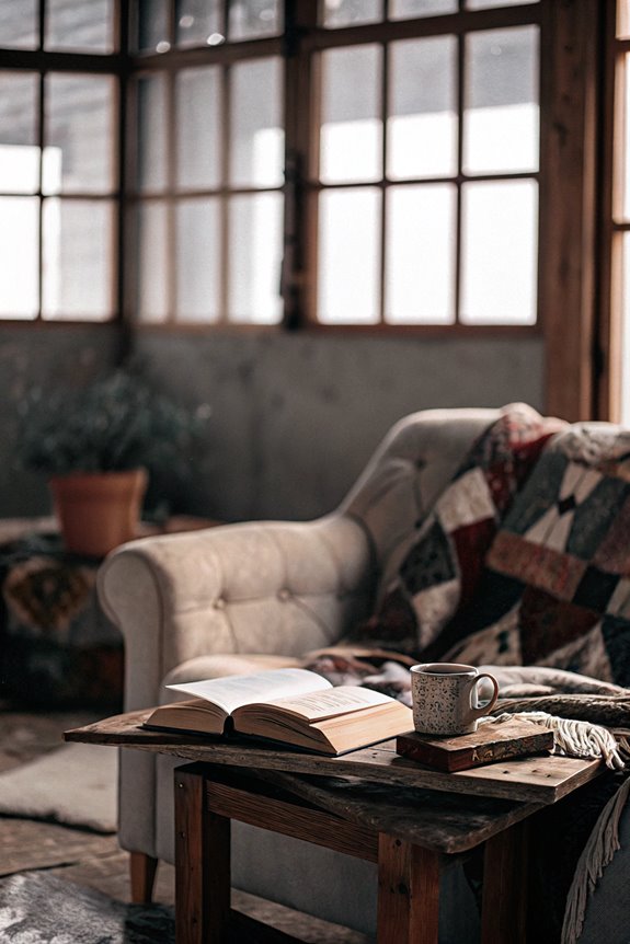 cozy corner for reading