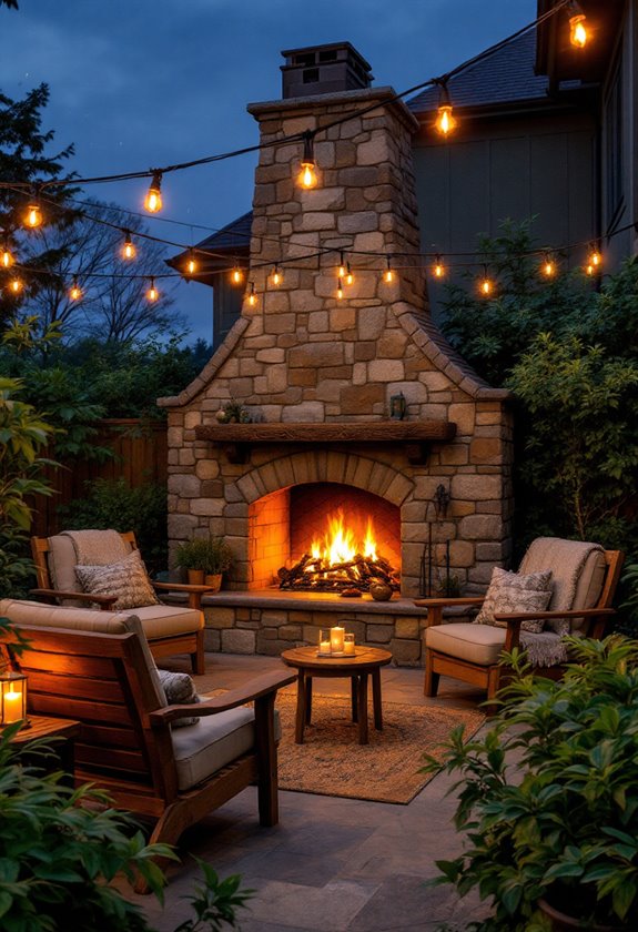 cozy natural stone haven