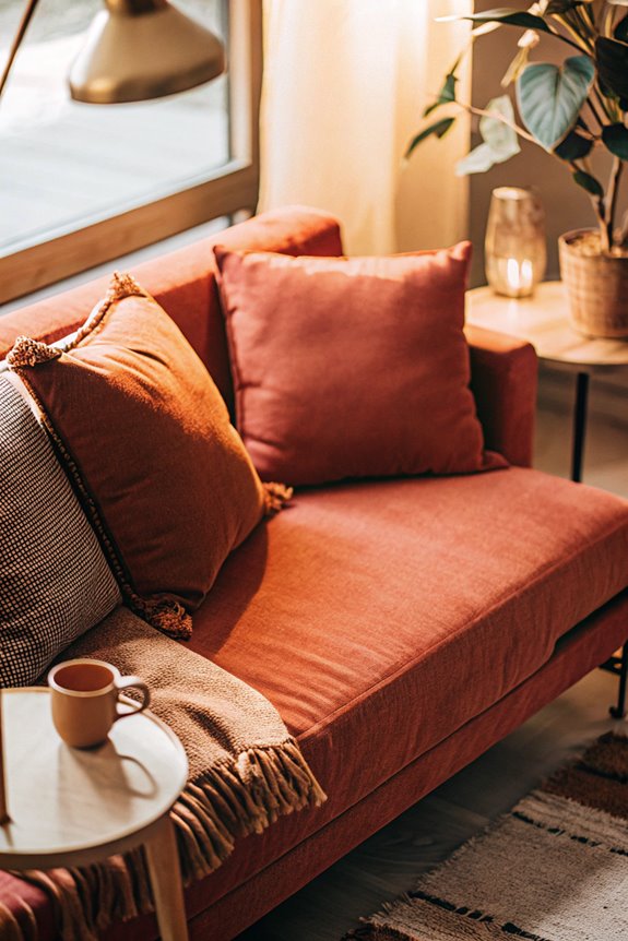 cozy reading corner setup