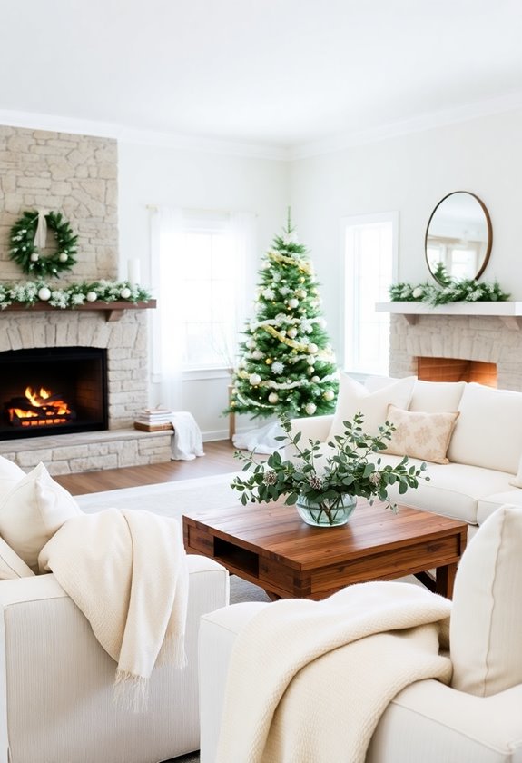 cozy serene elegant winter wonderland