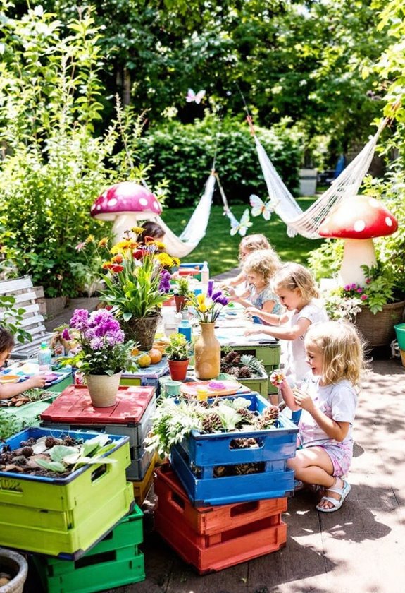 creative outdoor craft activities