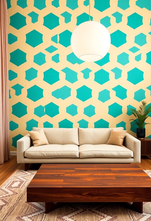 decorative geometric wall patterns