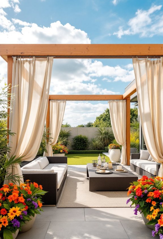 draped pergolas installation guide