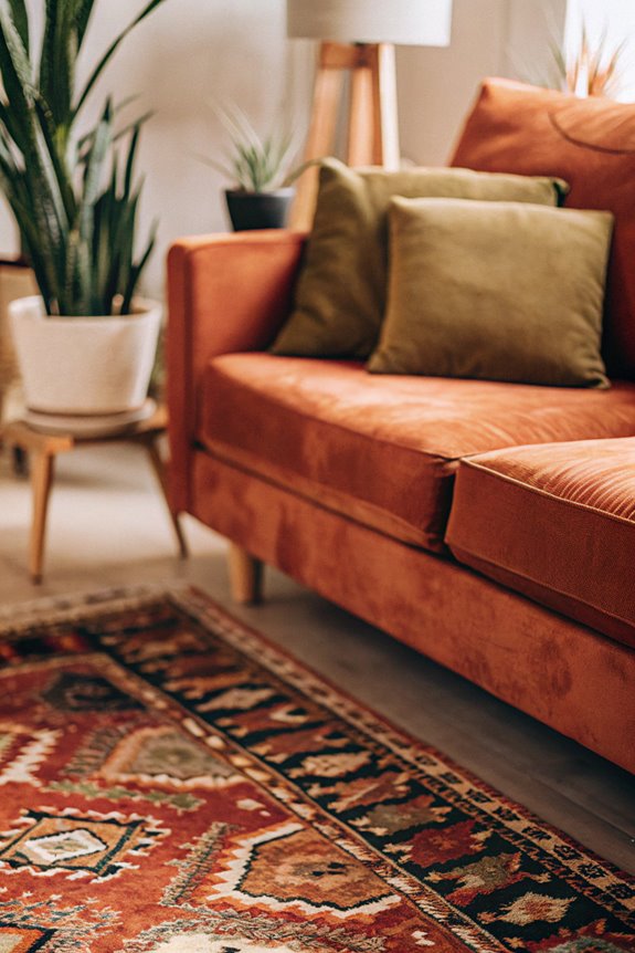 earthy tones for rugs