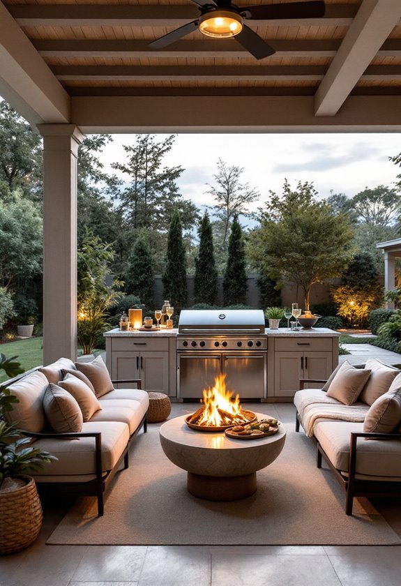 elegant al fresco retreat