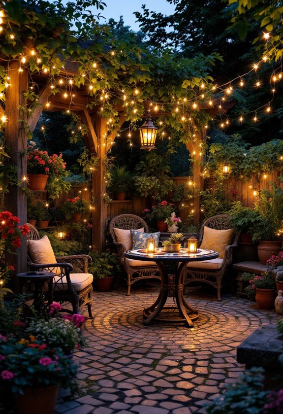 illuminated outdoor garden decorations