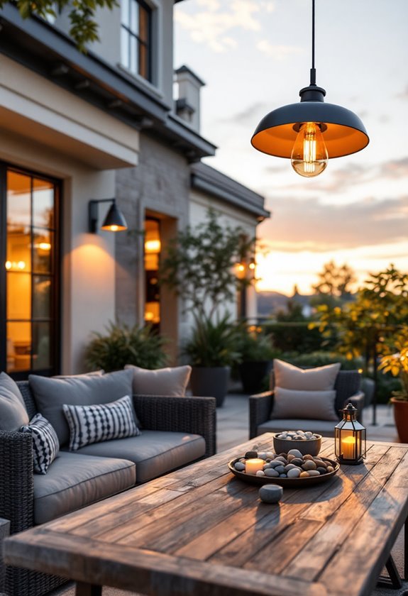 install durable outdoor lighting